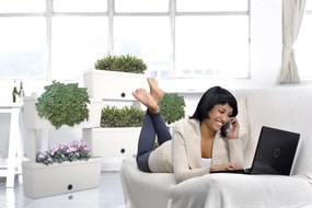 BAMA Sada zavlažovacích hrantíkov BRICK, biela