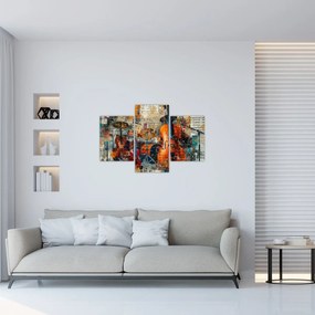 Obraz - Hudobné nástroje (90x60 cm)