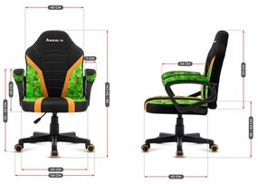 Detská herná stolička Ranger - 1.0 pixel mesh