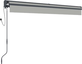 Elektrická markíza BestBerg BBSU-E350LG / 350 × 300 cm / svetlo sivá
