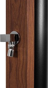 Royce Solárna sprcha NATUR TEAK s oplachom nôh