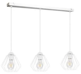 Luster na lanku CEED 3xE27/60W/230V biela