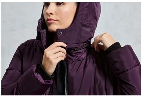 Crivit Dámsky prešívaný kabát 2 v 1 (L (44/46), fialová)  (100383578)