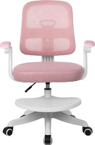 Detská rastúca stolička Neoseat JUNI 013 — látka, ružová