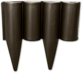Bradas Záhradná palisáda plastová 2,5m Brown PALGARDEN
