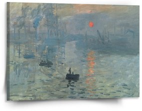 Sablio Obraz Impresia, východ slnka - Claude Monet - 150x110 cm