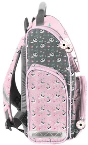 Školský set Panda With Love – 5-dielna súprava s taškou, peračníkom, vreckom a doplnkami