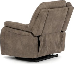 Polohovacie kreslo hnedé, elektrické TV-Q8668 BR3