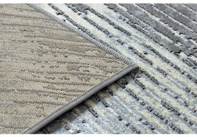 Moderný koberec DE LUXE 2087 Rybia kosť vintage - Štrukturálny zlato / sivá Veľkosť: 120x170 cm