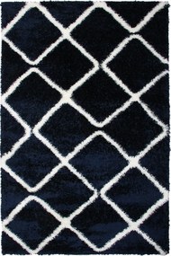 Koberec Boho 613 NAVY BLUE/CREAM rozmery koberec: 80x150 cm