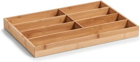Organizér do zásuvky, organizér na príbory, 6+1 priehradka, ZELL 31 x 44 cm