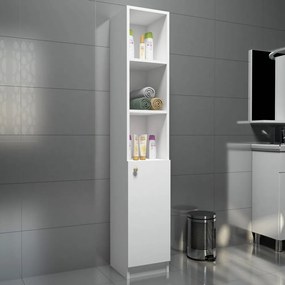 Kúpeľňová skrinka s policami, 30 x 170 cm