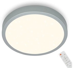 Briloner 3704-014-LED Stmievateľné stropné svietidlo RUNA LED/22W/230V strieborná+DO BL1418