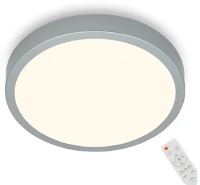 Briloner 3704-014-LED Stmievateľné stropné svietidlo RUNA LED/22W/230V strieborná+DO BL1418