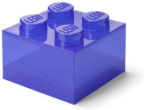Fialový plastový detský úložný box 25x25x18 cm – LEGO®