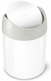 Odpadkový kôš na stôl Mini 1,5 l, biela