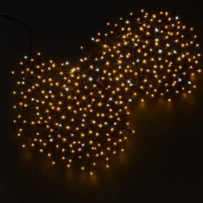 Vianočné svetielka vonkajšie FLASH teplá biela 200 LED
