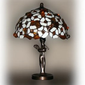 Lampa Tiffany jantarová 30*20Ø AMBER