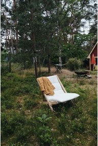 Olivovozelené skladacie kreslo z bukového dreva Karup Design Boogie Raw/Olive Green