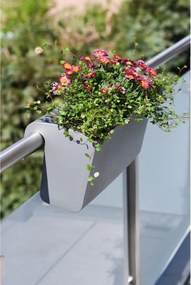 Balkónový hrantík BALKONA CLASSICO, plast, šírka 50 cm, antracit