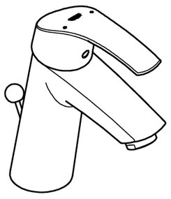 GROHE 23322001 - Umývadlová batéria EUROSMART DN 15 lesklý chróm