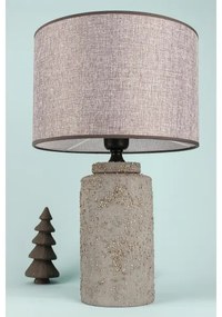 Stolná lampa RAMZES 1xE27/40W/230V šedá