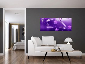 Obraz - Motýlia lúka (120x50 cm)