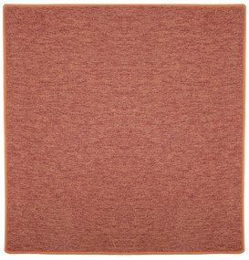 Vopi, Kusový koberec Astra terra štvorec, 400x400, oranžová, chodba / predsieň