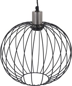 Závesná stropná lampa Loft 30 cm, čierna