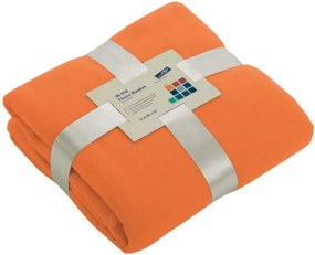 Daiber Fleecová deka 130x170 cm JN950 - Oranžová | 130 x 170 cm