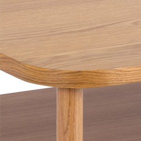 Konferenční stolek Banbury 90 cm dub přírodní lakovaný