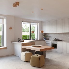 Bodové svietidlo v prírodnej farbe 12x12 cm Vige – Sollux