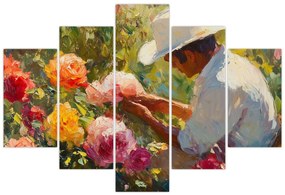 Obraz - Záhradník (150x105 cm)