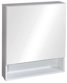 Zrkadlová skrinka Naturel Vario 60x68,6 cm lamino biela VARIOGBI