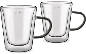 Lamart LT9120 2-dielna súprava pohárov na čajVaso, 300 ml, čierna