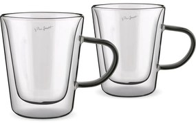 Lamart LT9120 2-dielna súprava pohárov na čajVaso, 300 ml, čierna