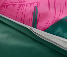 Posteľná bielizeň renforcé, tropická ružová, štandardná veľkosť