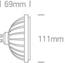 Svetelný zdroj ONE LIGHT LED R111 GU10 biela 7315G/C/45