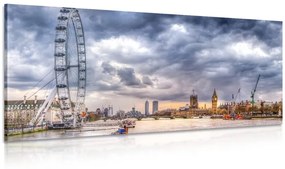 Obraz jedinečný Londýn a rieka Temža Varianta: 100x50