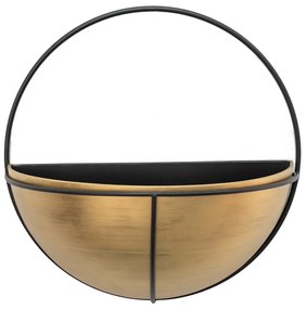 Bronzovo-čierny antik držiak na kvety - 42*22*42 cm