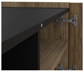 Hnedý TV stolík v dekore duba 147x54x41 cm Bergen – Tvilum