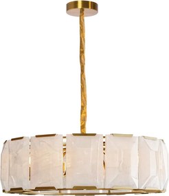 Toolight Toolight, stropné svietidlo 60cm 6xE14, APP1797-8CP, zlatá matná, OSW-04569