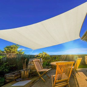 ModernHome Obdĺžniková nepremokavá plachta, strieška 2x3m ModernHome - béžová