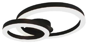 LED Stropné svietidlo LED/20W/230V 3000K čierna