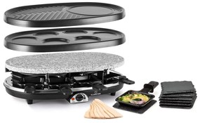 Klarstein All-U-Can Grill, raclette gril 4 v 1, 1500 W, pre 8 osôb, príslušenstvo