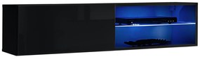 TV stolík/skrinka Southport 27 ZZ SW RTV 4 (čierna + lesk čierny). Vlastná spoľahlivá doprava až k Vám domov. 1024084