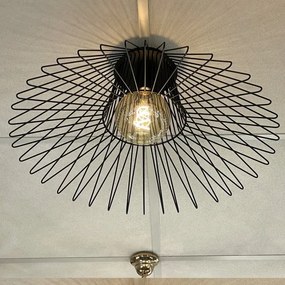 ONLI - Stropné svietidlo DUCCIO 1xE27/22W/230V pr. 60 cm čierna