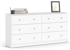 Biela komoda Tvilum May, 143 x 68 cm