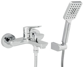 Novaservis Metalia 54, vaňová batéria s bodovou sprchovou súpravou 150 mm, chrómová, 54020-0