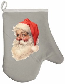 Vianočná kuchynská rukavica Mikuláš EMI, hnedá